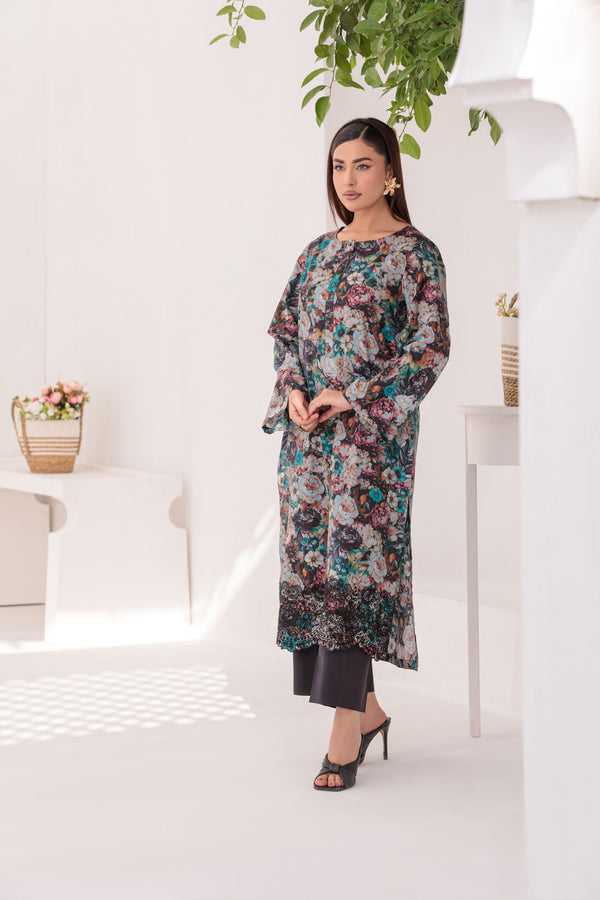 Midnight Bloom – Dailywear 1-Piece Shirt