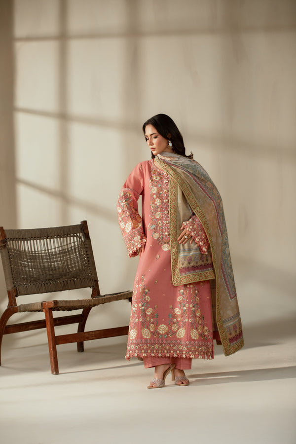 Chai Pink (Tea Pink) – Premium 3-Piece Suit
