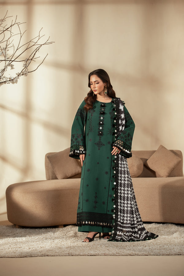 Green Tribal (Emerald Green) – Premium 3-Piece Suit