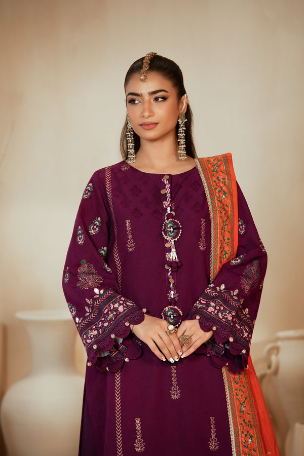 Bano (Plum) – Signature 3 Piece Suit