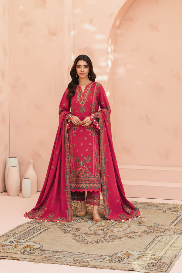 Ruby(Cherry Red) – Signature Peach Leather 3-Piece Suit