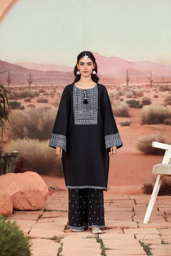 Polka Bloom (Black) – Premium 2-Piece Suit